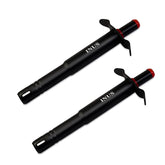 INUS Easy Grip Metal Regular Gas Lighters for Gas Stoves, Restaurants & Kitchen Use Small Pack of 2 (Color - Black )